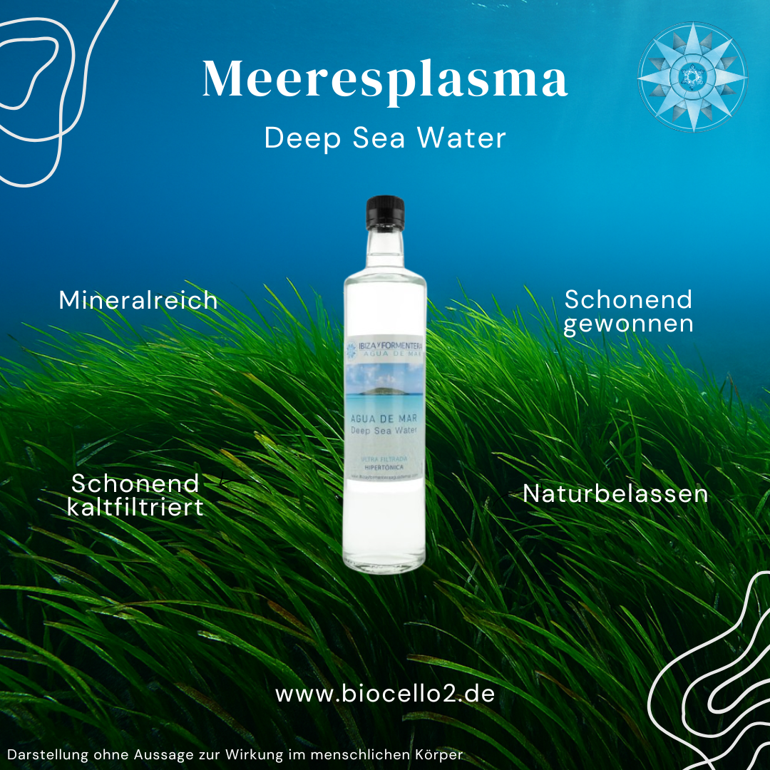 Natürliches Meeresplasma / Tiefsee Meerwasser aus Ibiza & Formentera