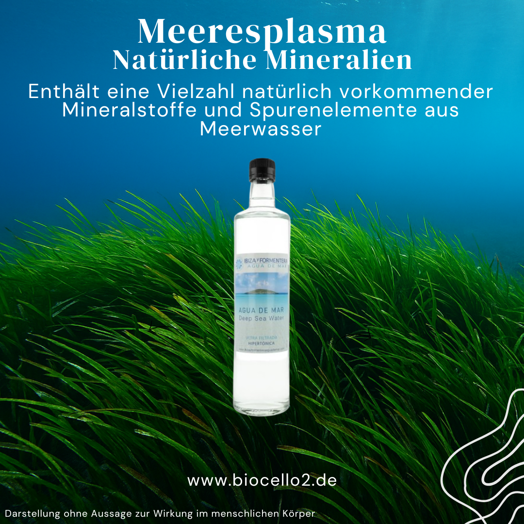 Natürliches Meeresplasma / Tiefsee Meerwasser aus Ibiza & Formentera