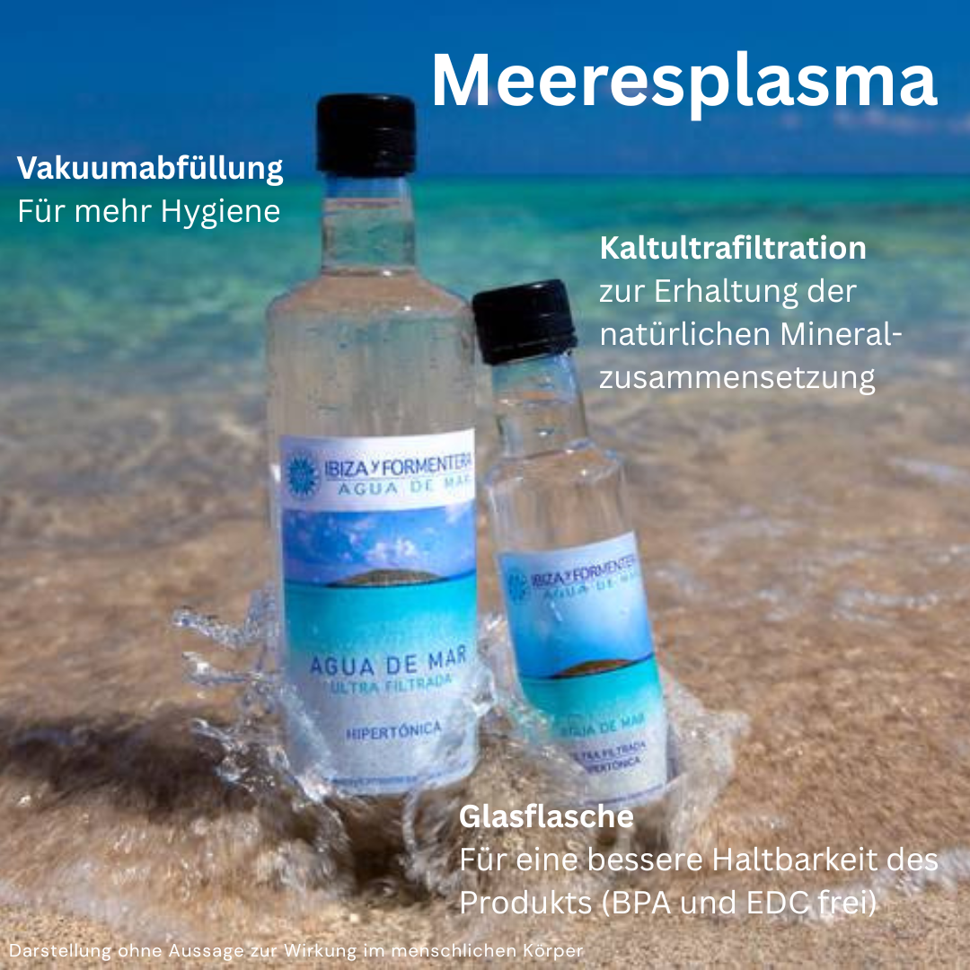 Natürliches Meeresplasma / Tiefsee Meerwasser aus Ibiza & Formentera