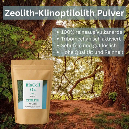 Zeolith Klinoptilolith Pulver – BioCell O2